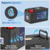 Batterie 12V 460Ah Lithium LiFePO4