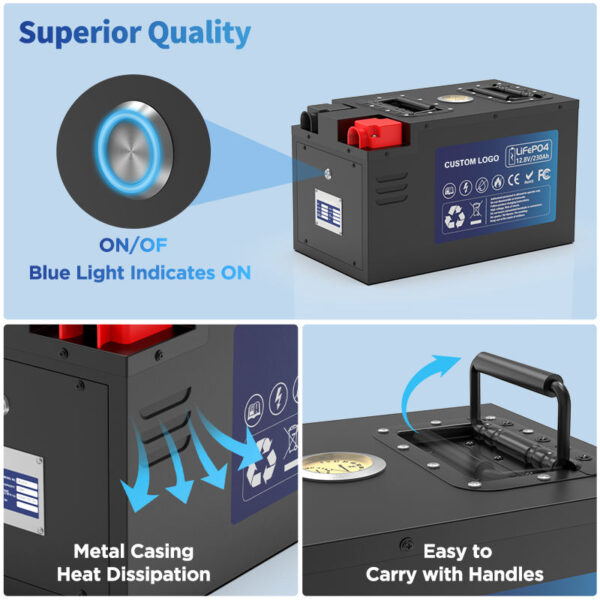 Batterie 12V 460Ah Lithium LiFePO4