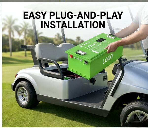 38V 51.2 V72V105Ah LiFePO4 Golf Cart Battery