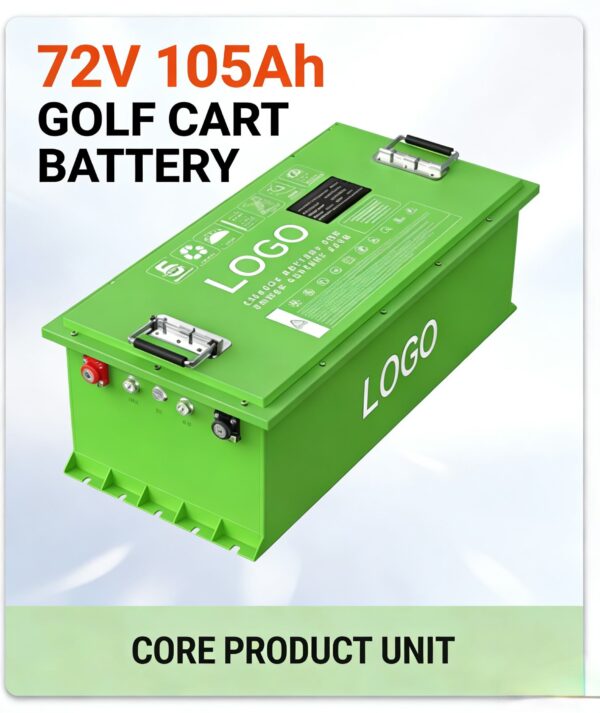 38V 51.2 V72V105Ah LiFePO4 Golf Cart Battery