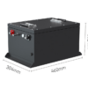 4000+ cicli 48V/51,2V/76,8V Batteria allo stato solido per carrello da golf