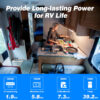 Batterie solaire 12 volts au lithium Lifepo4