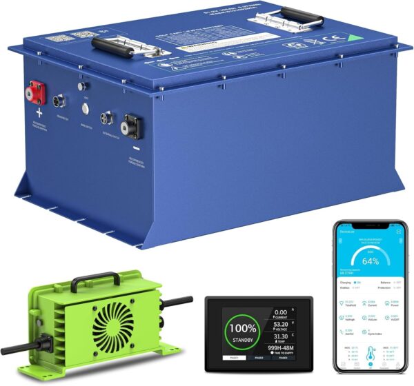 Batteria del carrello di golf 48V 51.2V 100Ah 105Ah batteria LiFePO4