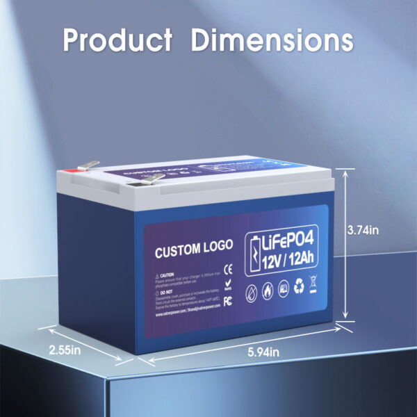 Bateria Lifepo4 12v 12ah