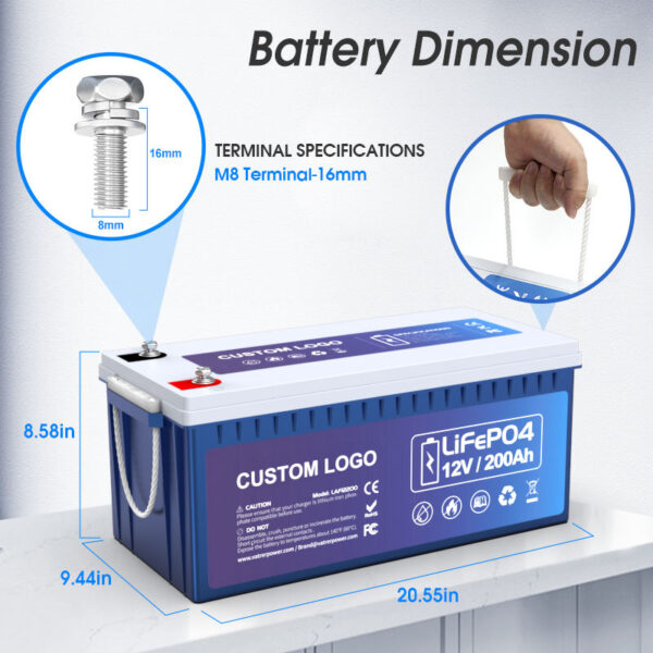 Batterie Lifepo4 12v 200ah