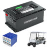 Bateria de lítio 48V72V LiFePO4 para carro de golfe