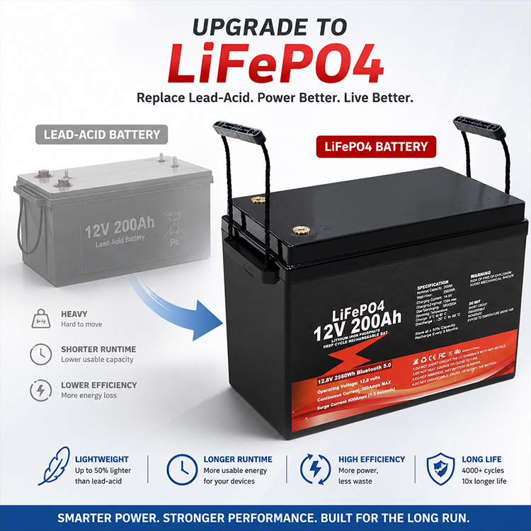 12V LiFePO4 バッテリー